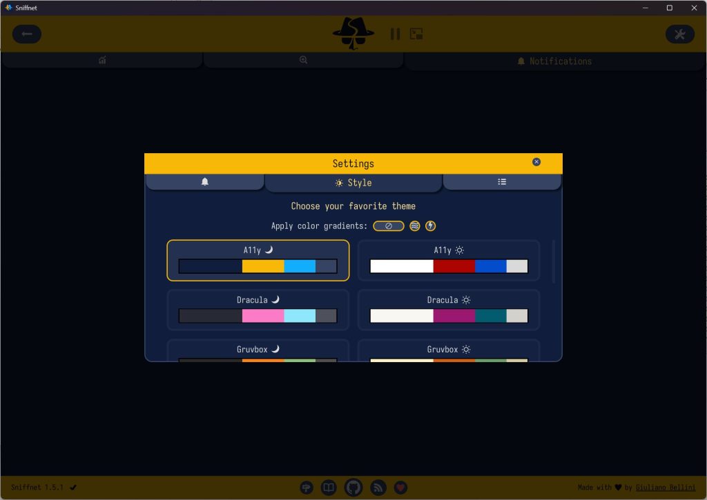 Sniffnet screenshot 4