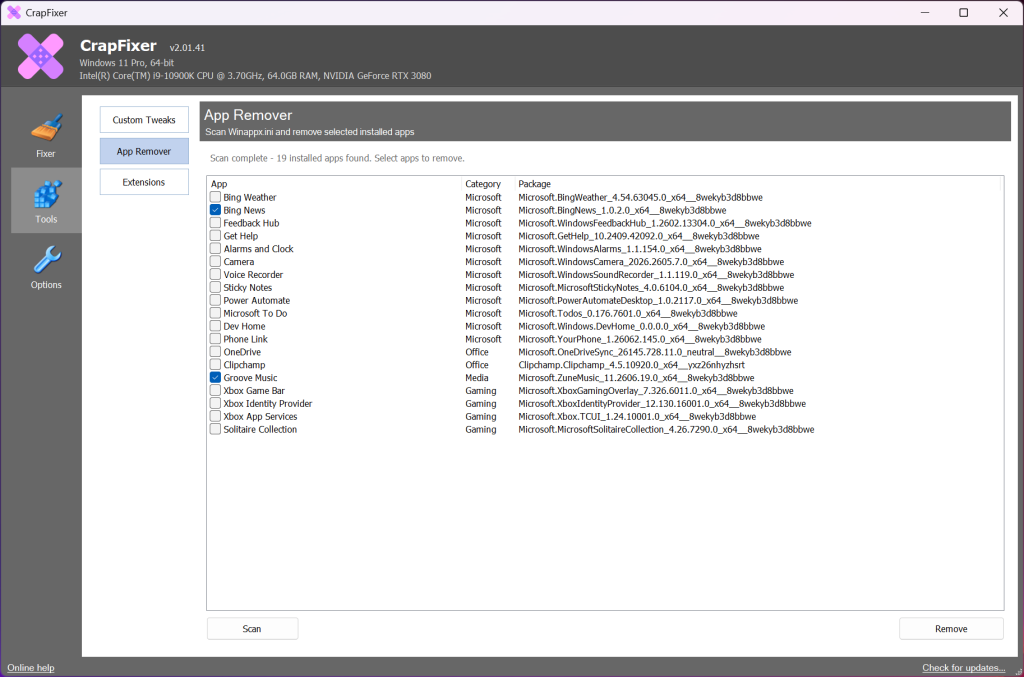 CrapFixer screenshot 3