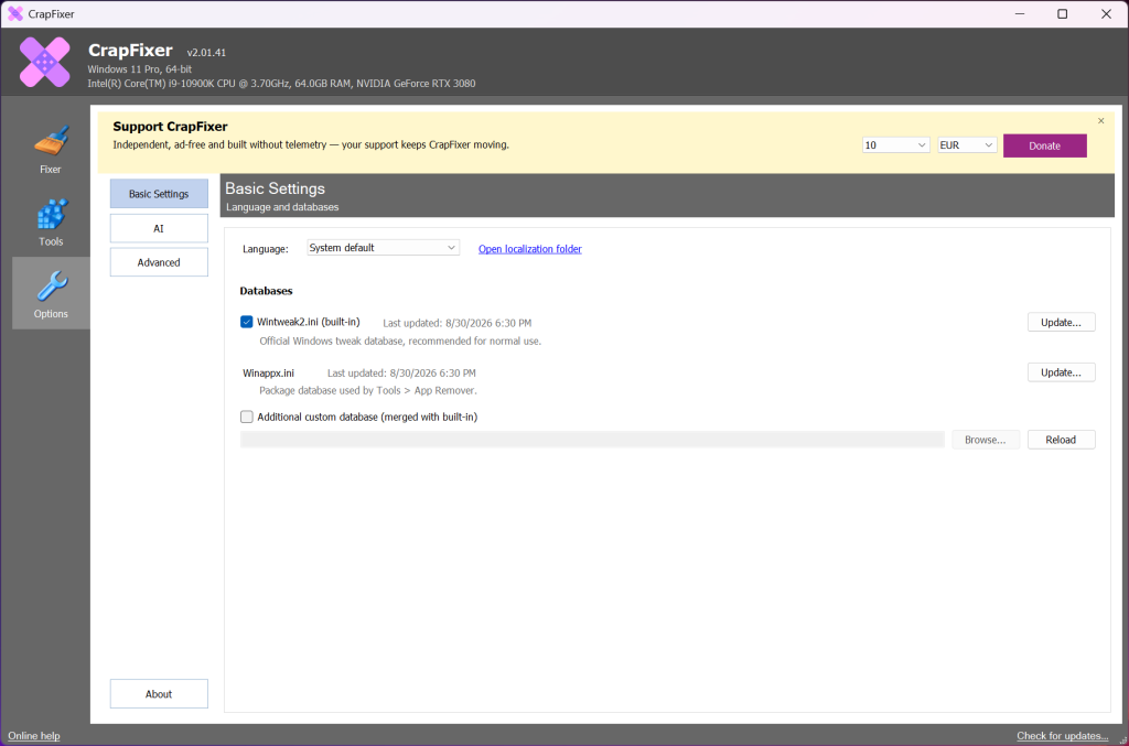CrapFixer screenshot 4