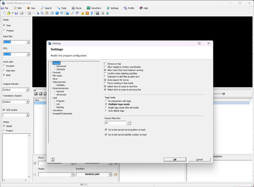 Subtitle Workshop screenshot 3